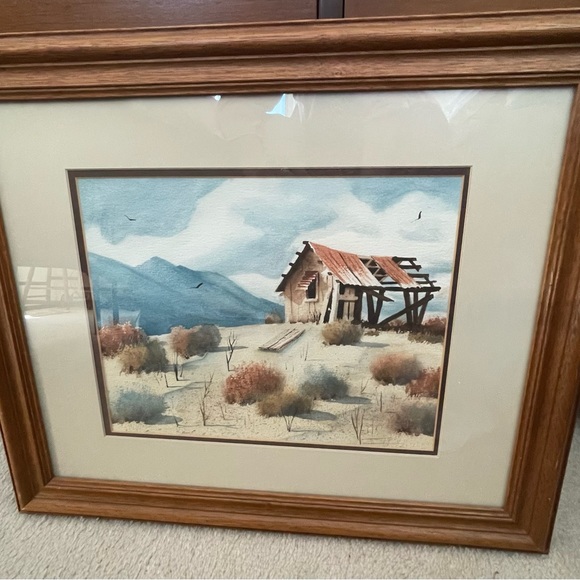 Watercolor Prairie Landscape - Picture 5 of 5